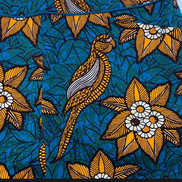 Anthropologie Elevenses Bird of Paradise Batik Hawaiian Shorts - Picture 5 of 6